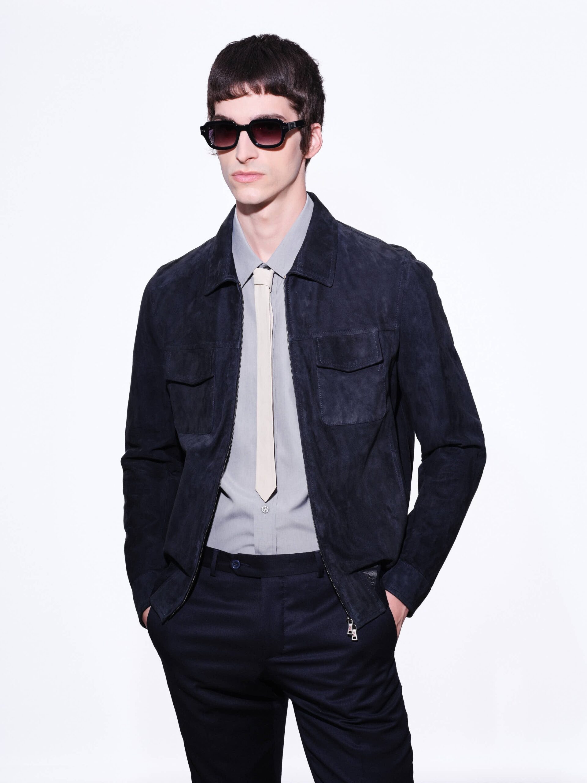 NOE'-GOAT GARMENT SUEDE